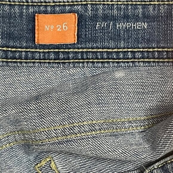 ANTHROPOLOGIE Pilcro and the Letterpress 'Hyphen' Jean Shorts - Size 26 - Picture 6 of 7